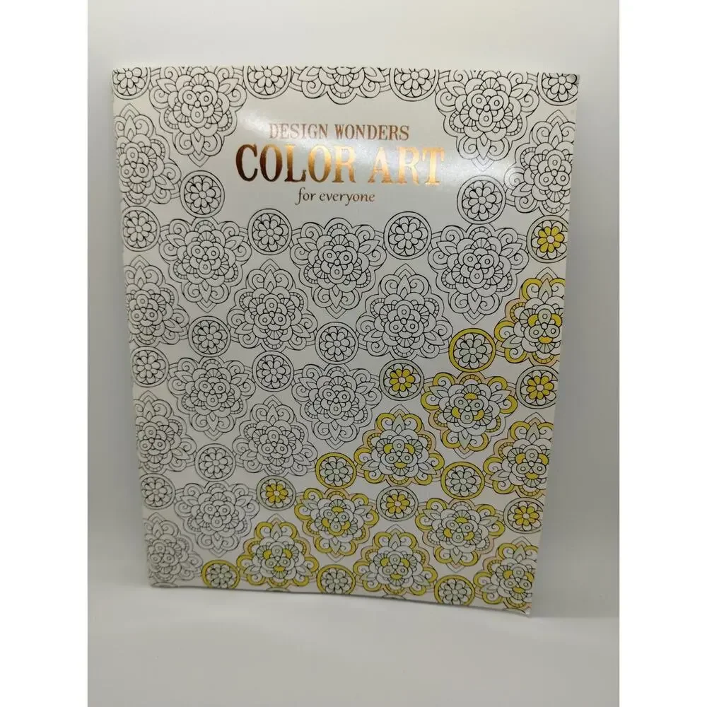 Adult Coloring Book Design Wonders Color Art For Everyone ~ 24 Designs